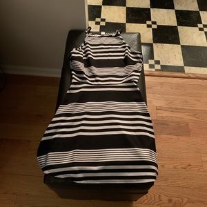 Beautiful black and white dress